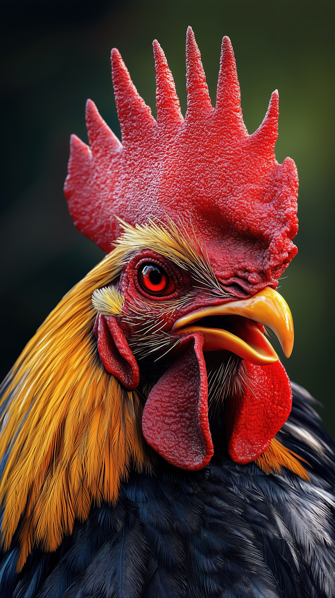 Close up of a Rooster
