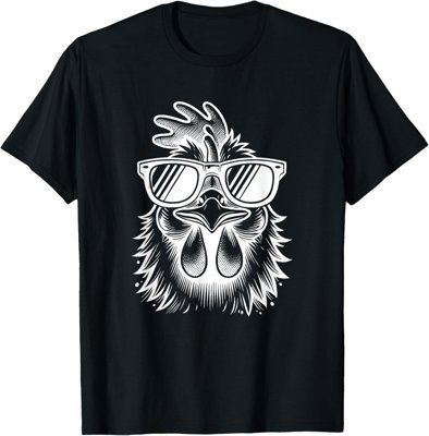 Chicken Wearing Sunglasses T-Shirt